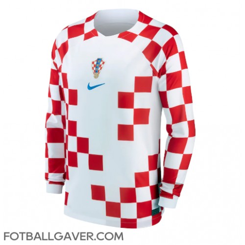 Kroatia Fotballklær Hjemmedrakt VM 2022 Langermet
